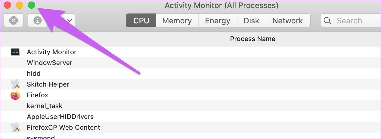 Fix activity monitor not showing columns mac 08