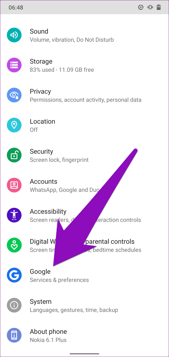 Fix android not backing up contacts 10