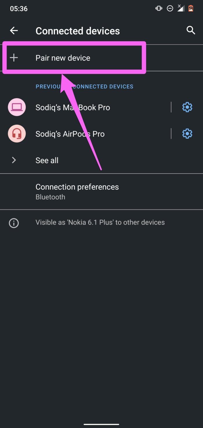 Fix android not connecting bluetooth devices 05