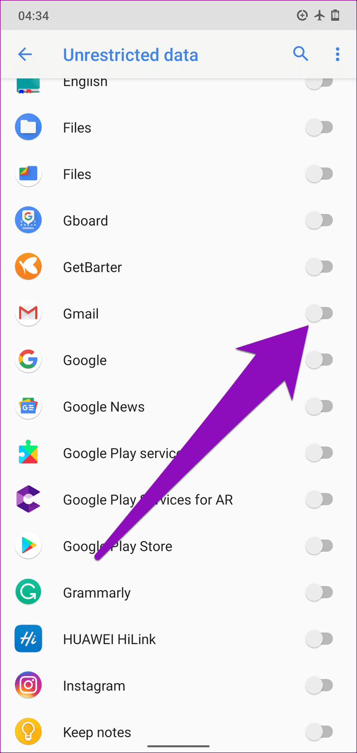 Fix android not getting gmail notifications 20