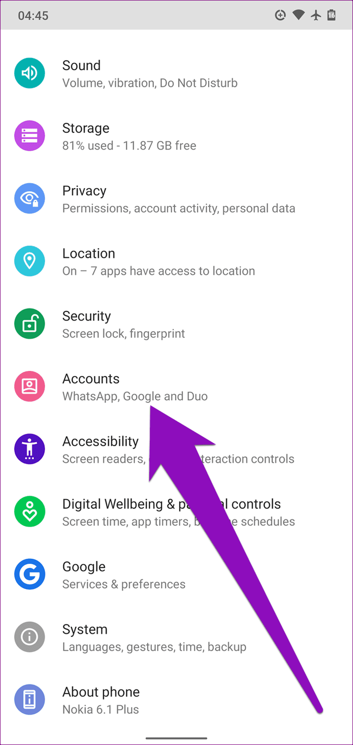 Fix android not getting gmail notifications 21