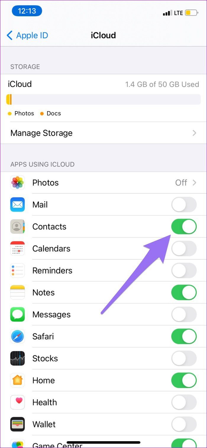 Fix contacts not showing up iphone 10