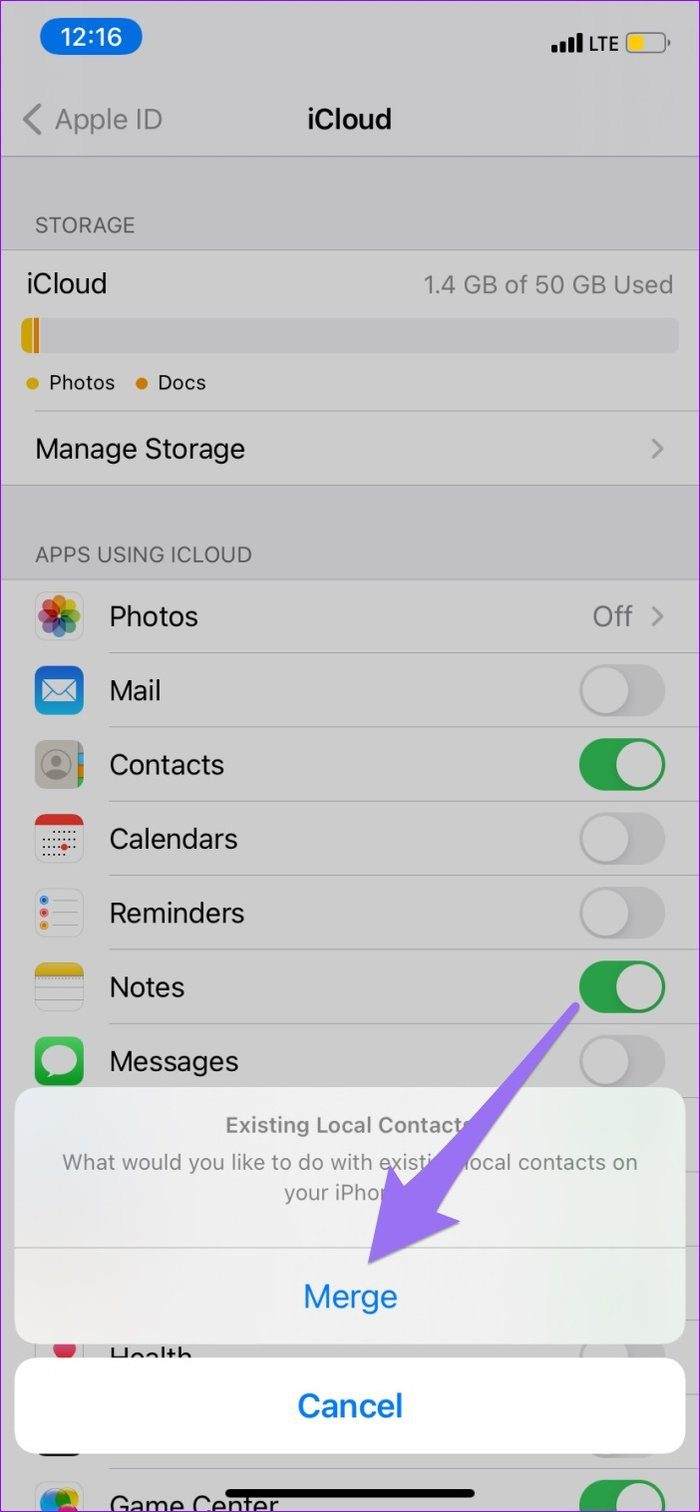 Fix contacts not showing up iphone 13