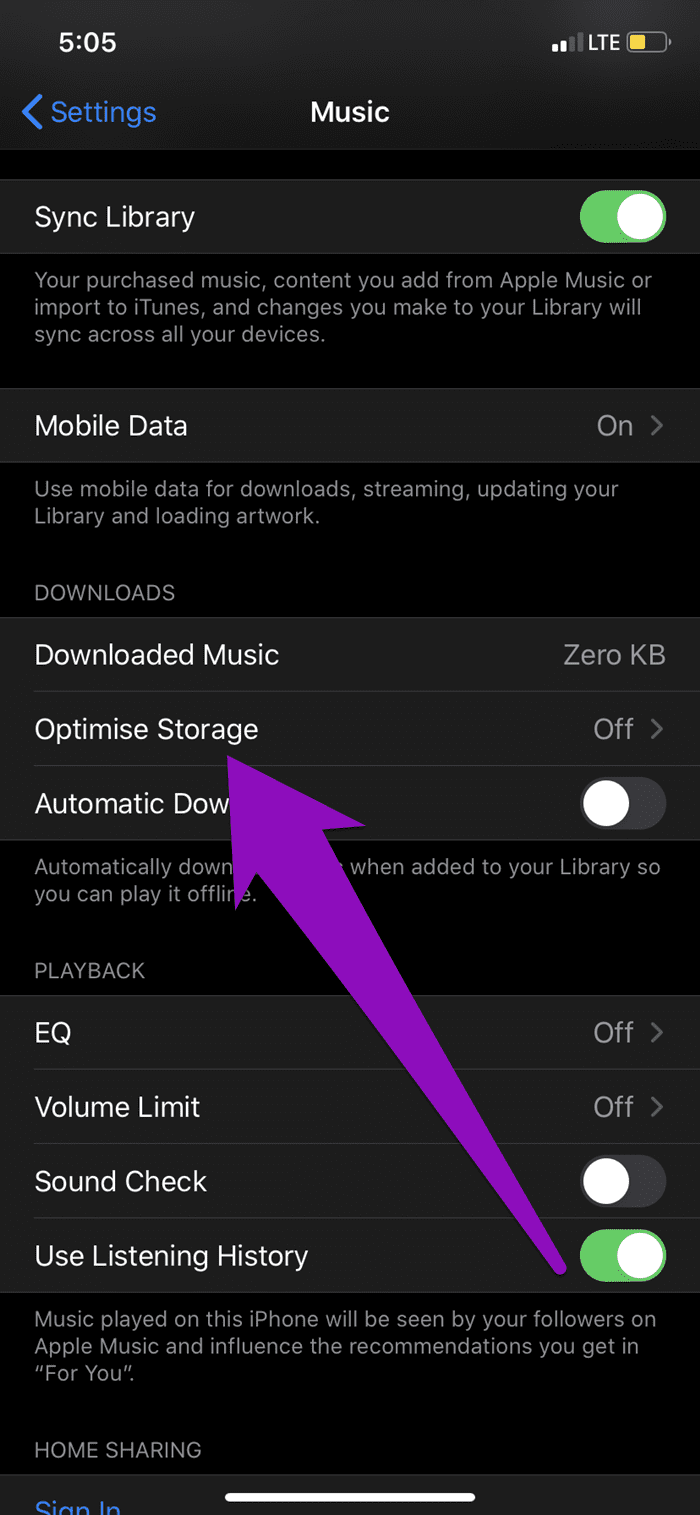 Fix downloaded songs not showing apple music 06