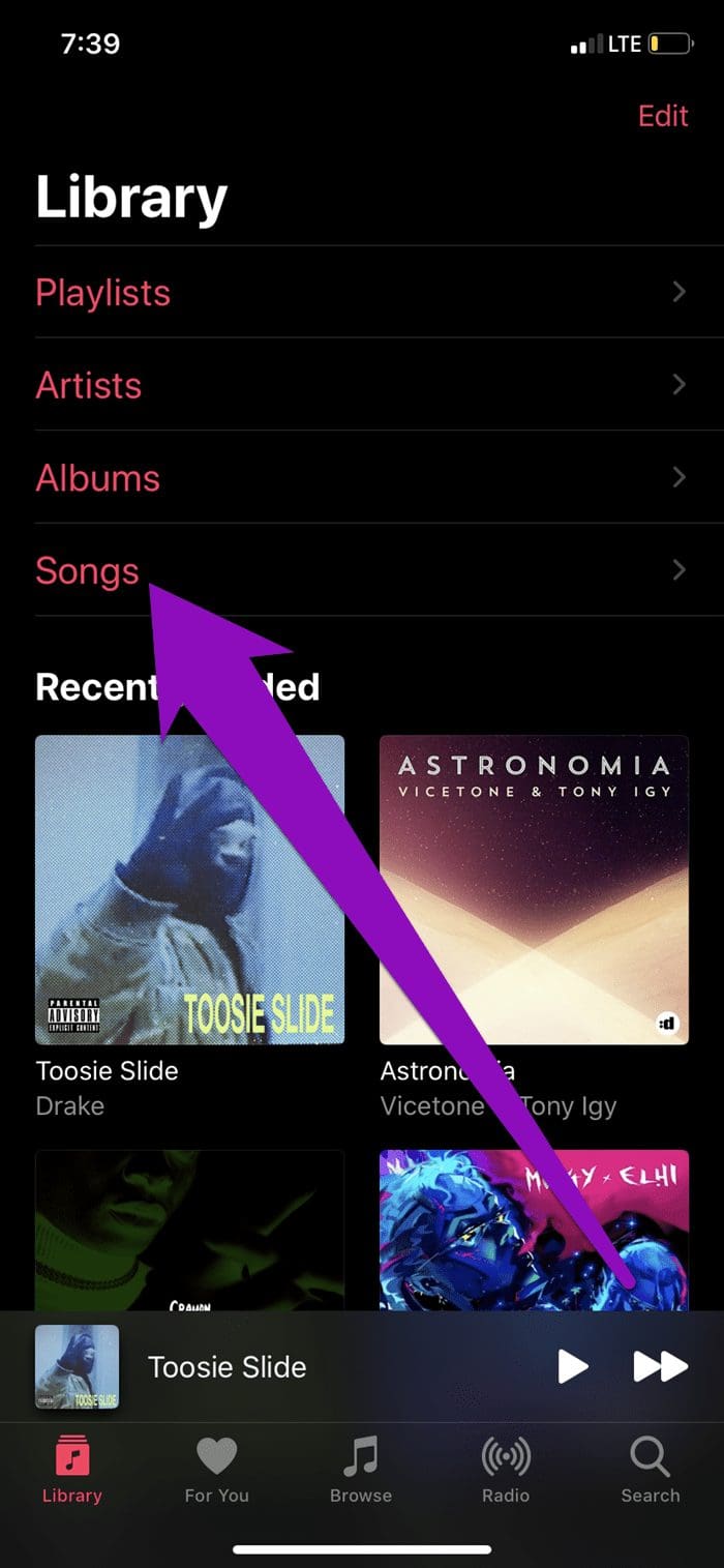 Fix downloaded songs not showing apple music 08