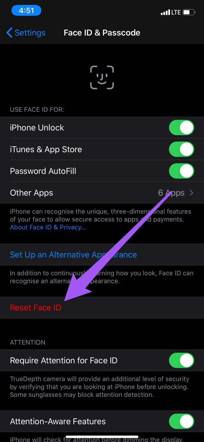 Fix face id not working with app store 09