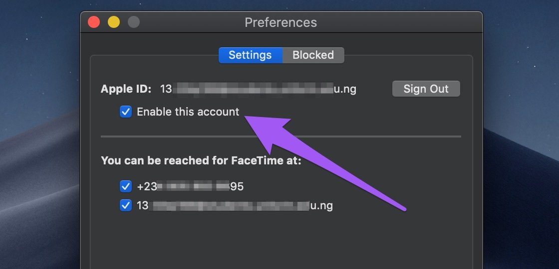 Fix facetime calls not coming through mac 05