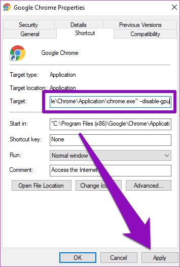 Fix google chrome black screen issues windows 10 03