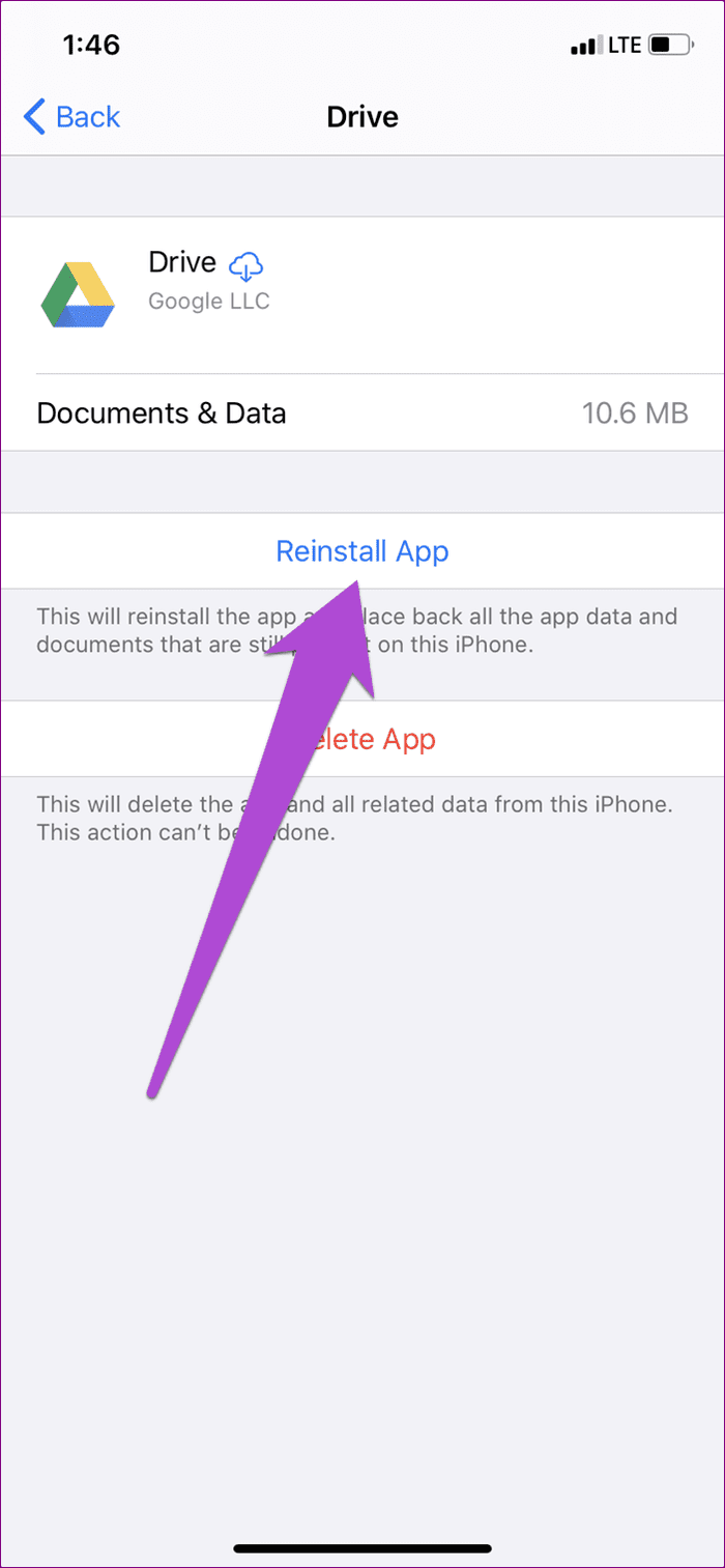 Fix google drive not syncing on iphone 11