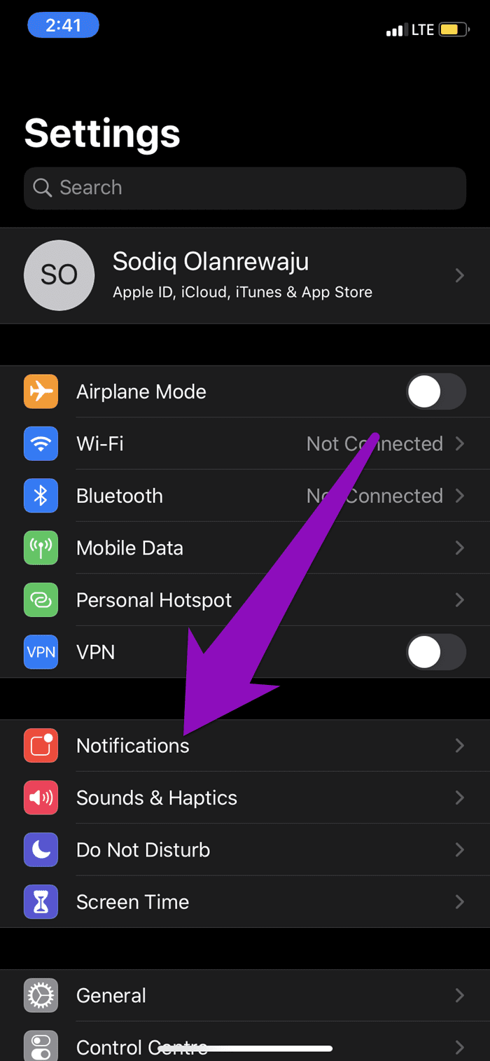 Fix imessage notifications not working on iphone 01