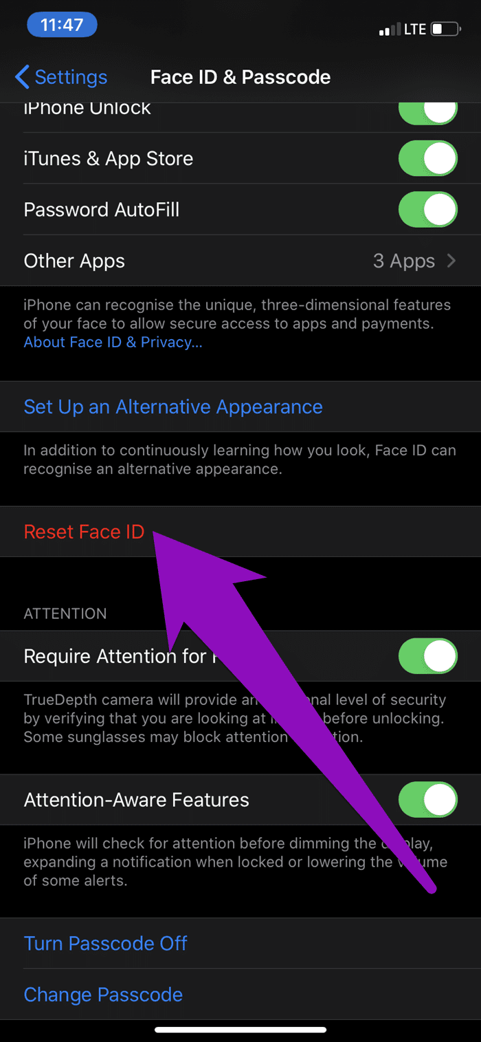 Fix iphone face id not working 12