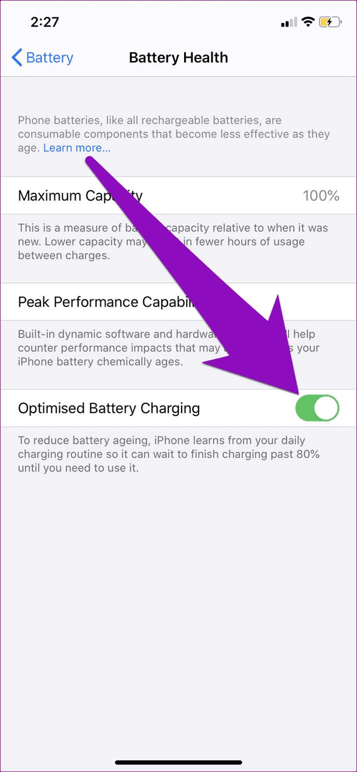 Fix iphone optimized battery charging not working 02