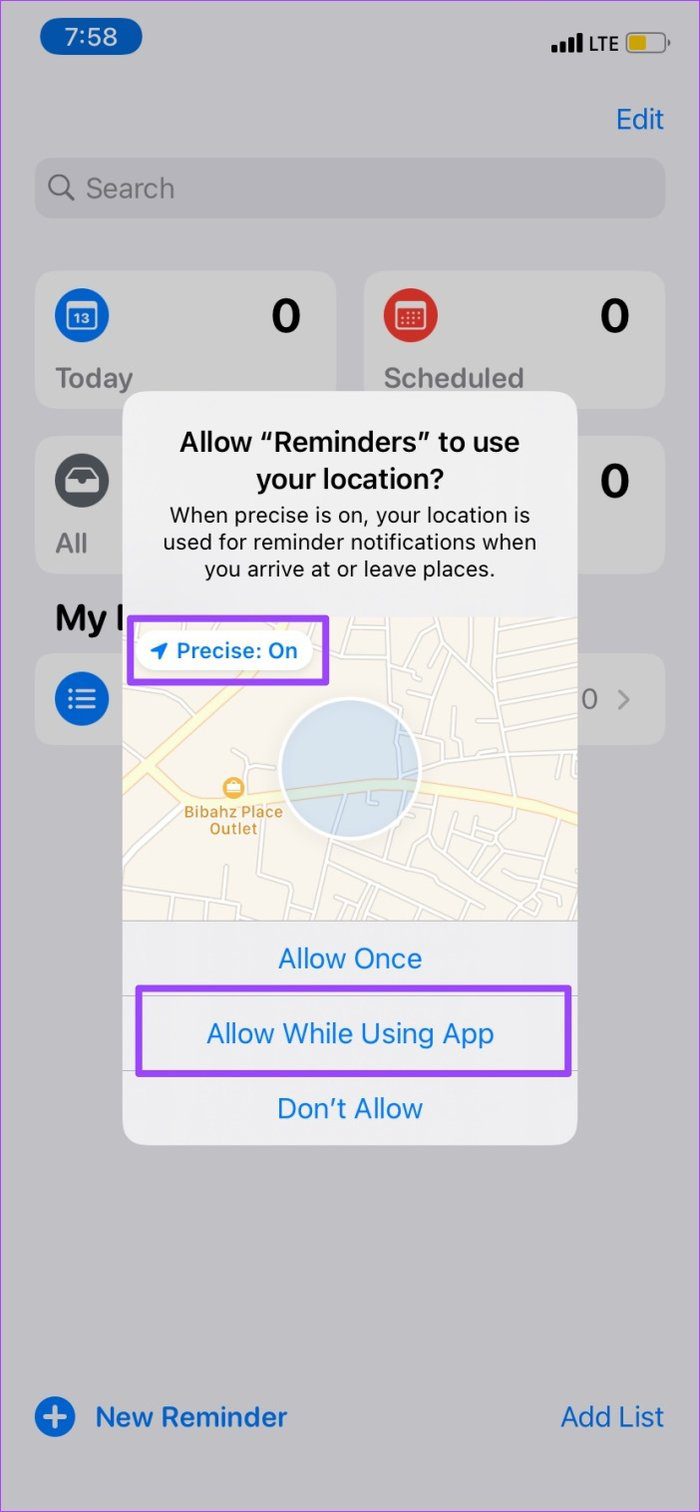 Fix location based reminders not working iphone 15