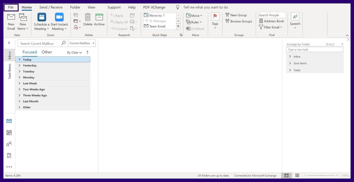 Fix mail stuck in outlook outbox step 4
