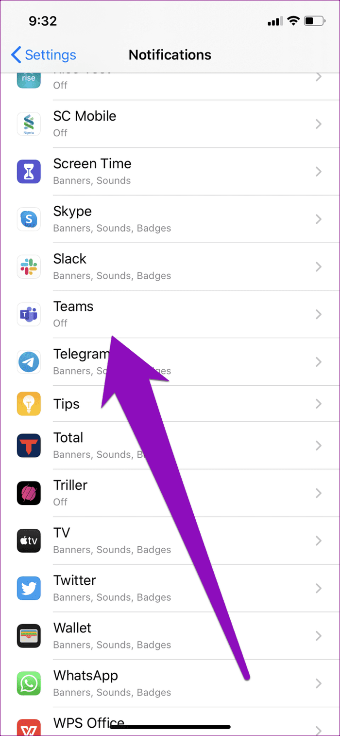 Fix microsoft teams notifications not working iphone 02