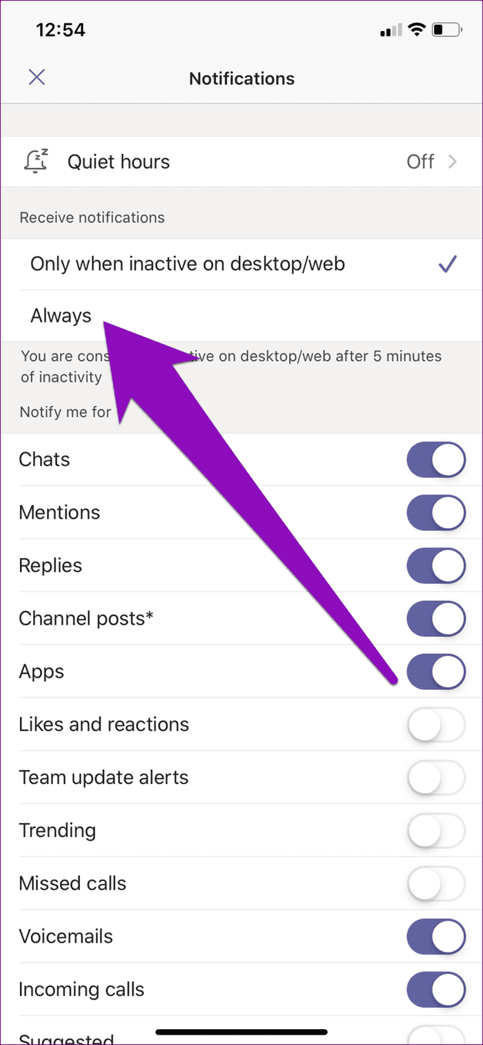 Fix microsoft teams notifications not working iphone 06