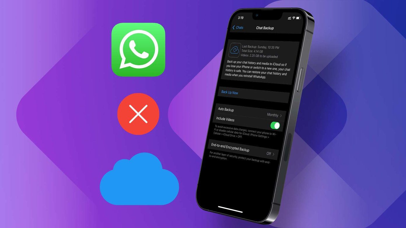 Fix whatsapp not backing up to icloud