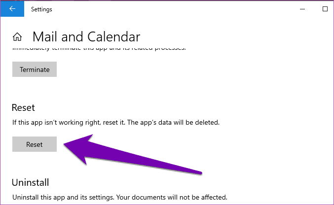 Fix windows 10 calendar not showing events 06