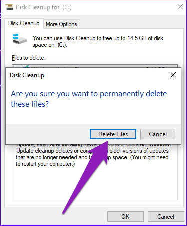 Fix windows 10 temporary files not deleting 12