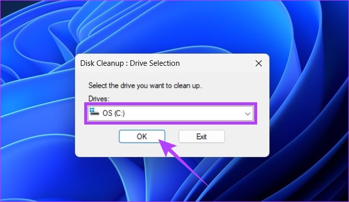 Select your system drive where Windows OS