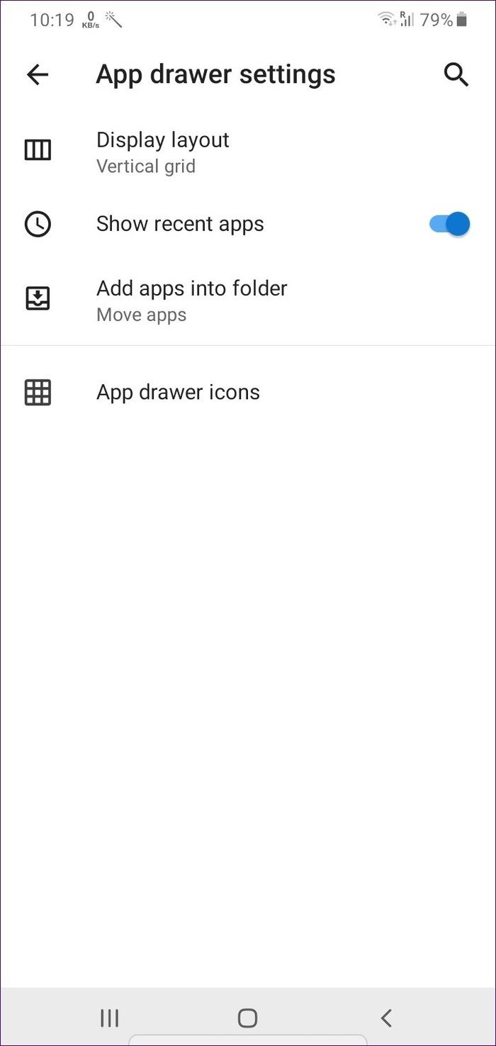 Folders In App Drawer 7