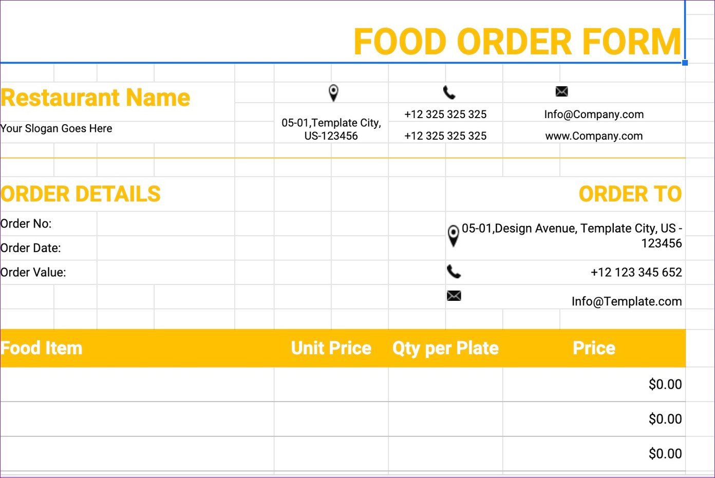 Food order