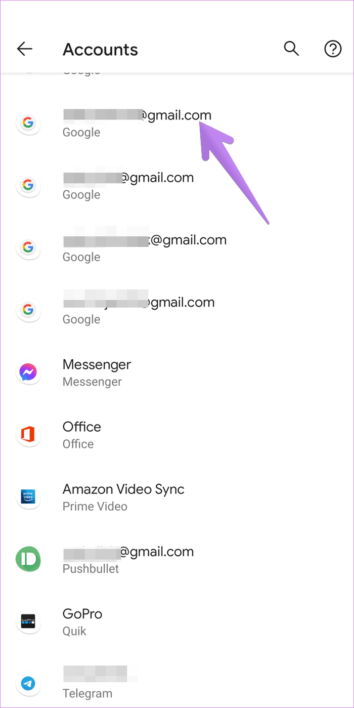 Gmail not showing email android 8