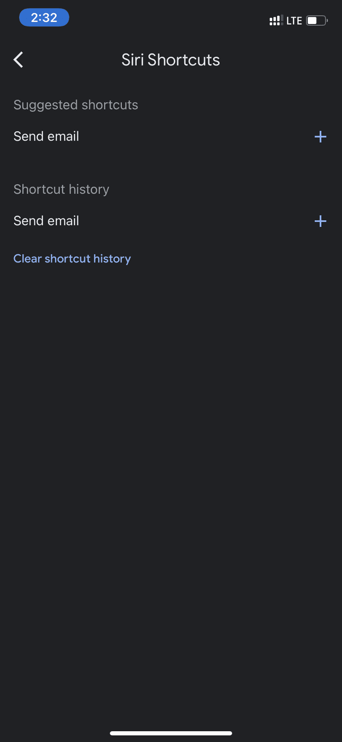 Gmail siri