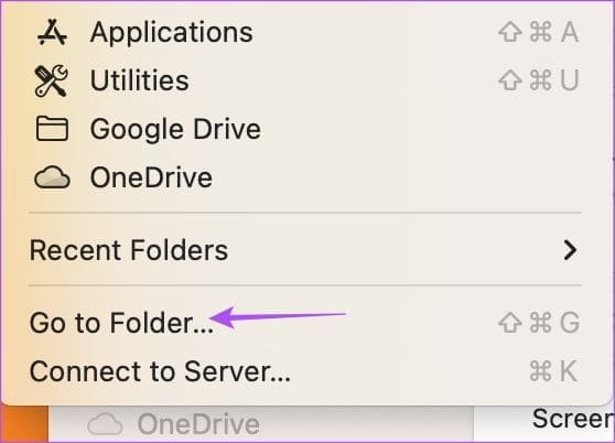 go to folder mac