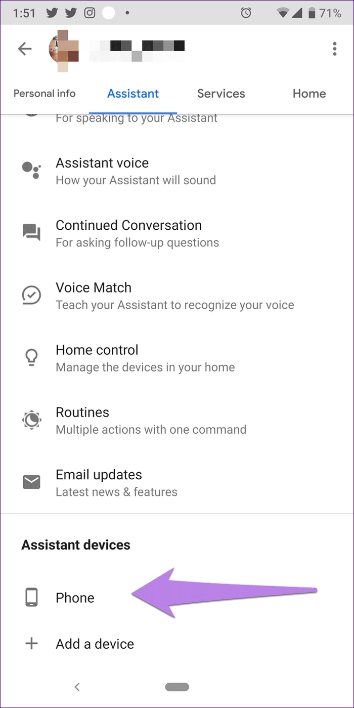 Google Assistant Settings 18