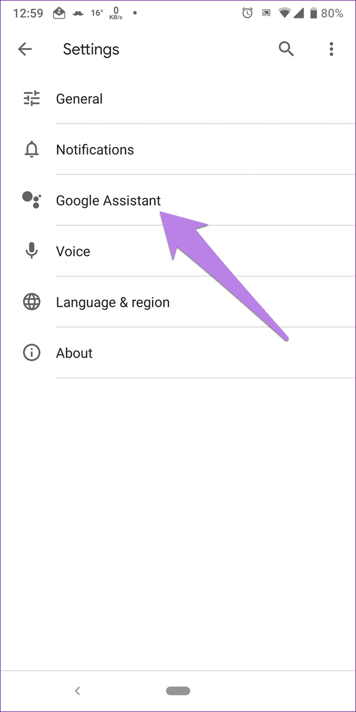 Google Assistant Settings 8