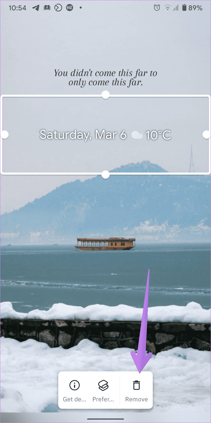 Google at a glance widget not working on android 1