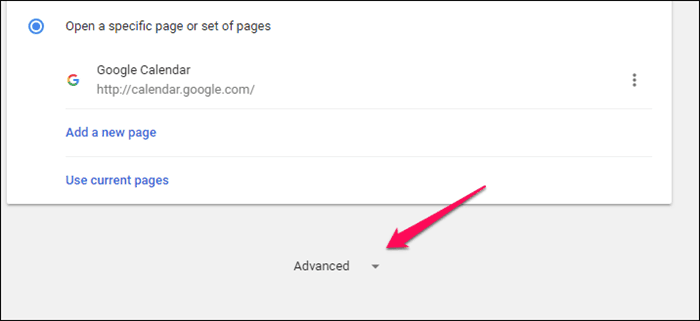 Google Chrome Advanced Settings