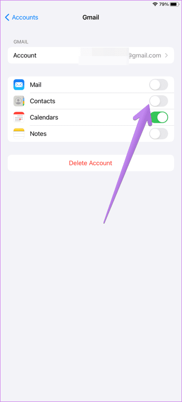 Google contacts not syncing to iphone 2