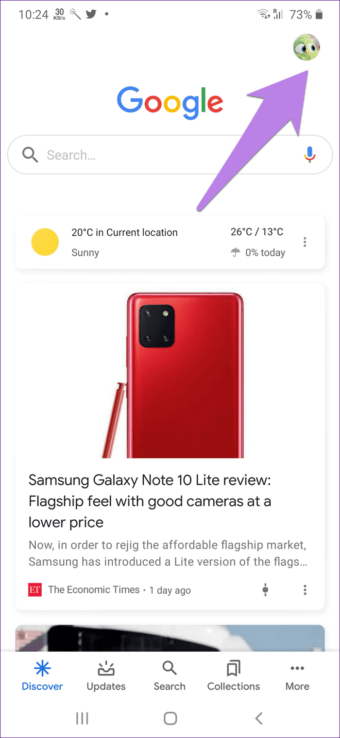 Google discover feed not working 15