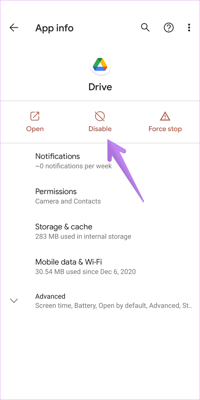 Google drive not syncing on android 10