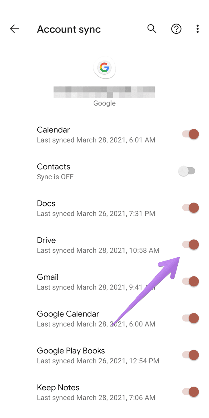Google drive not syncing on android 5