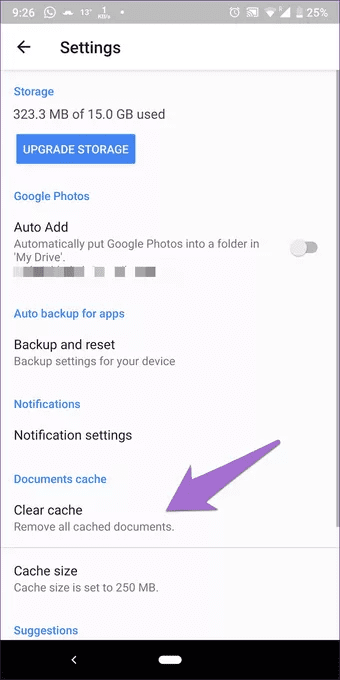 Google drive not syncing on android 7