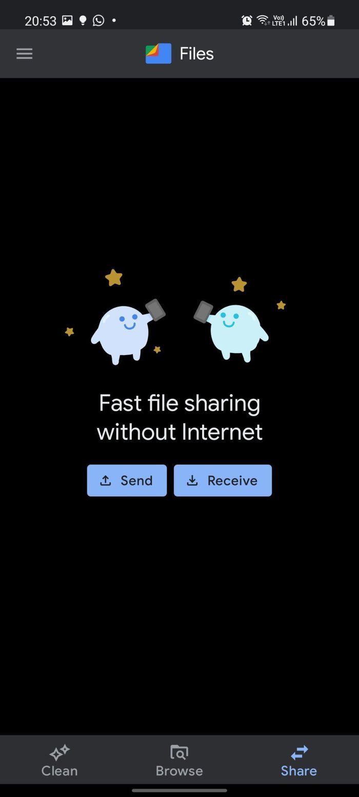 Google files share