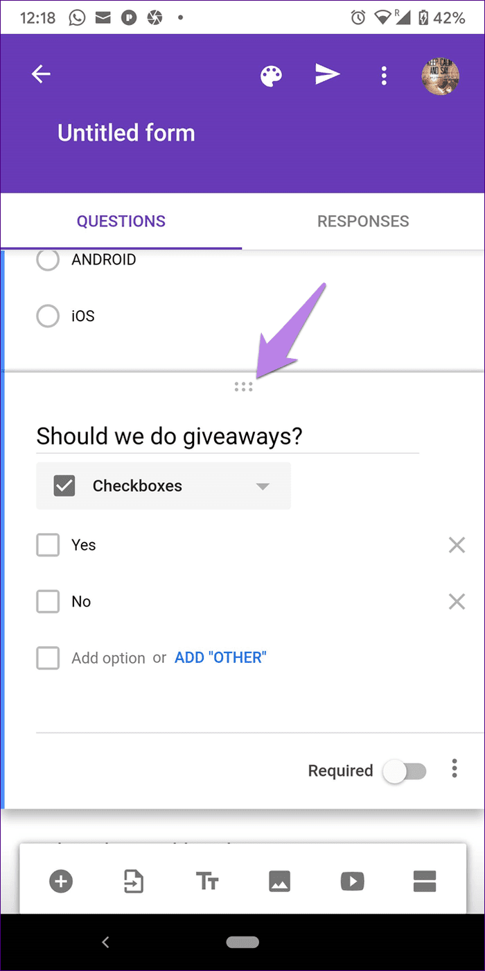 Google Forms Mobile Android Ios 8