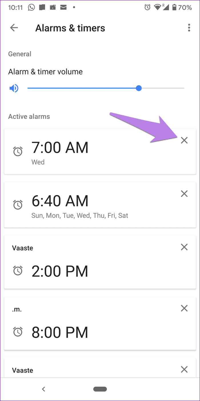 Google home mini alarm 9