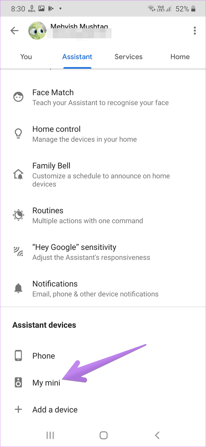 Google home remove linked account 3
