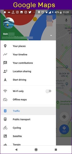 Google Maps Vs Maps Go Comparison 4
