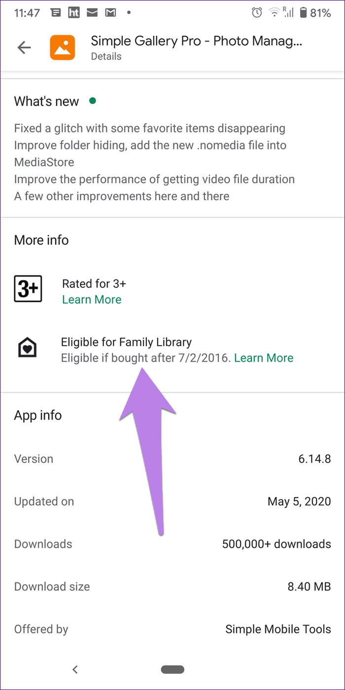 Google play family sharing not working 4