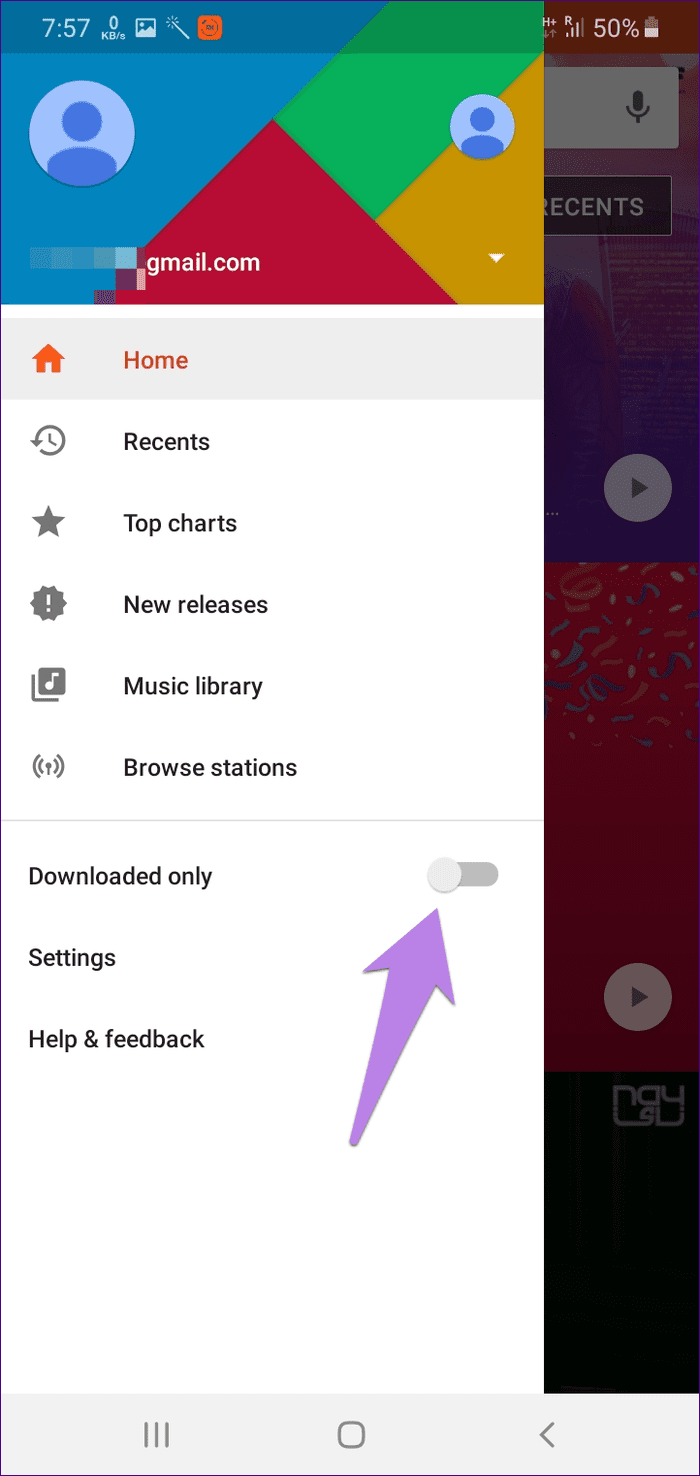 Google play music not showing songs 7