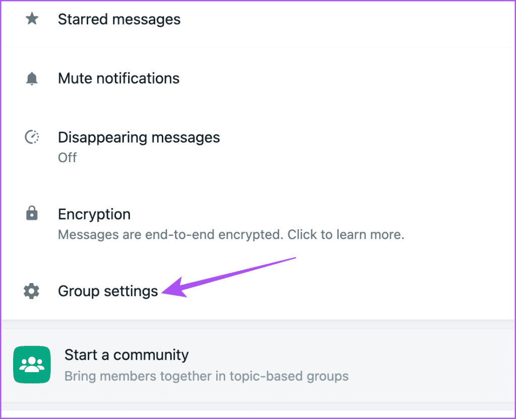 group settings whatsapp desktop 1