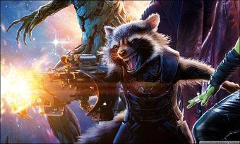 Guardians Of The Galaxy Rocket Raccoon Wallpaper 1280X768