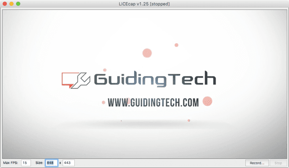 Guiding Tech Licecap Animated Gif Screen Capture