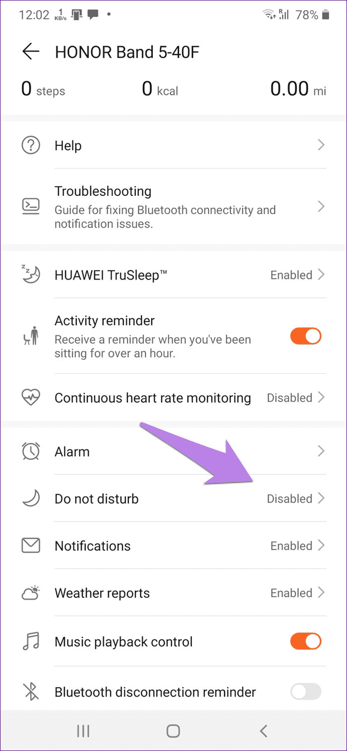 Honor band notifications not working 8
