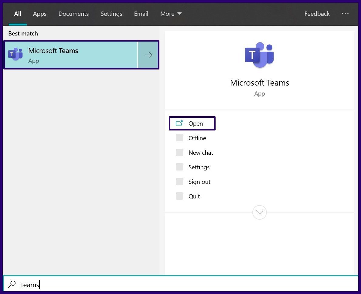 How to add contacts on microsoft teams step 1
